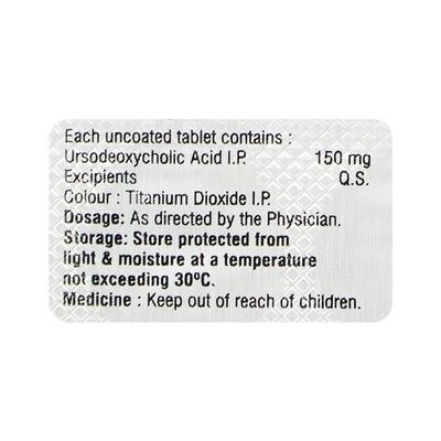 Ursocad 150mg Tablet 10'S - Cholelithiasis/Gall Stones
