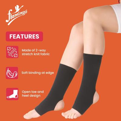 Flamingo Anklet - Black (OC - 2014) (M) - Knee/Ankle/Leg/Foot Supports