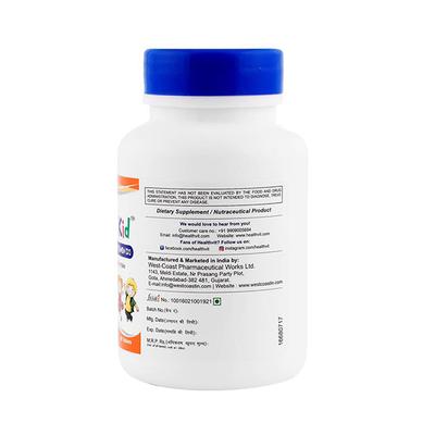 HealthVit Calvitan-KID Kid's Calcium 150mg, Vitamin D3 30IU- Tablets 60's - Multi-Vitamins