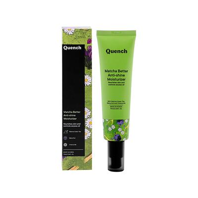 Quench Botanics Matcha Green Tea Moisturizer Controls Acne & Boosts Collagen 75 ml - Day Cream