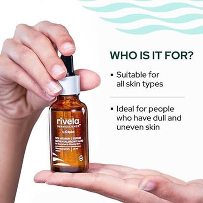 RIVELA 10% VITAMIN C Serum 30ml - Dry Skin-Emo