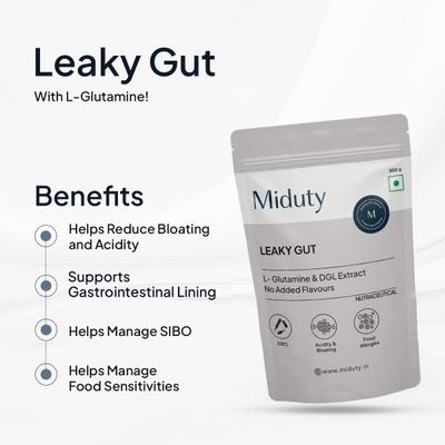 Miduty Leaky Gut 300 g - Digestive Health