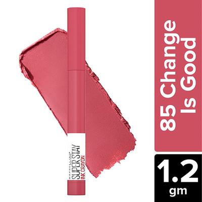 Maybelline New York Super Stay Ink Crayon, Lipstick 85 Change Is Good 1.2 gm - Lipsticks