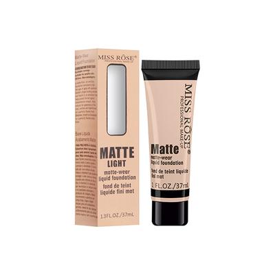 Miss Rose Matte Finish Liquid Foundation Tube Matte Light 7601 - 039 37 ml - Foundation