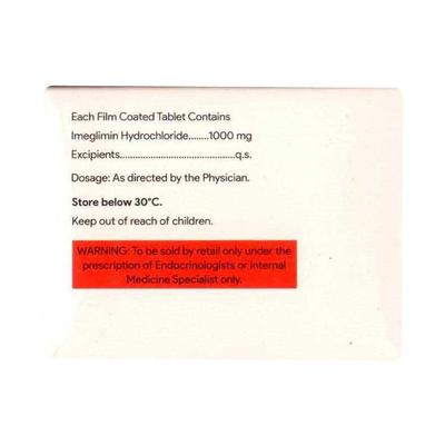 IMEZEMIC 1000 Tablet 10's - Diabetes-Ant
