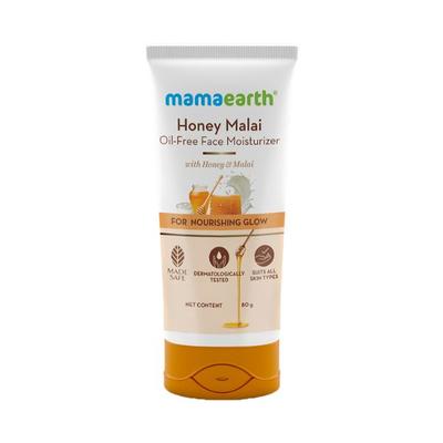 Mamaearth Honey Malai Oil Free Face Moisturizer for Nourishing Glow 80 gm - Face Moisturizers