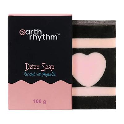 Earth Rhythm Detox Soap With Argan Oil 100 gm - Soaps
