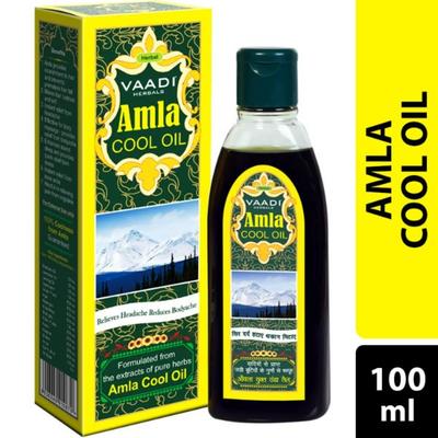 Vaadi Herbals Amla Cool Oil with Brahmi & Amla Extract 100 ml - Hair Oils