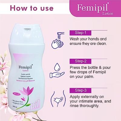 Femipil Lotion (Pack Of 2 X 100 ml) 1's - Intimate Care