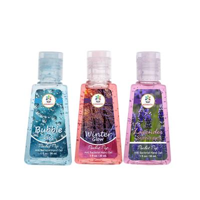 Bloomsberry Hand Sanitizer Combo Pack (Winter Glow Sanitizer 30 ml + Bubble Kiss + Lavendar Sunshine Sanitizer 30 ml) - Hand Sanitizer