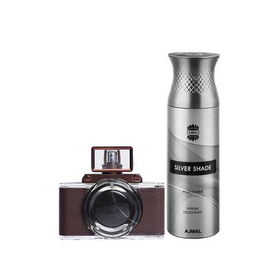 Maryaj Zoom Pour Homme EDP Spicy Woody Perfume And Ajmal Silver Shade Homme Deodorant Citrus Woody Fragrance 300 ml - Men Perfumes (Edt/Edp)