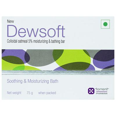 NEW Dewsoft Bathing Bar 75gm - Dry Skin-Emo