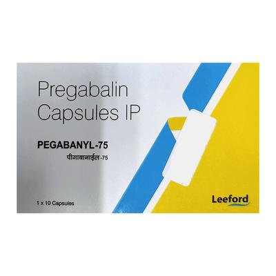 PEGABANYL 75 Capsule 10's - Neuropathic Pain-Dru