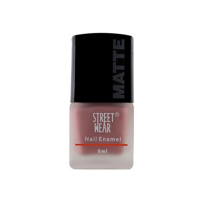 Streetwear Nail Enamel (Matte) - Tickled Pink 8 Ml - Nail Polish