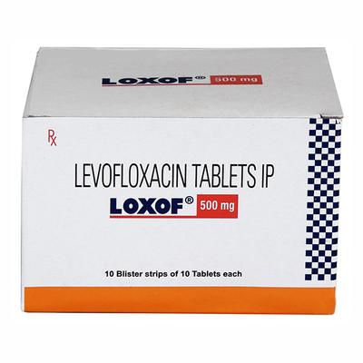 Loxof 500mg Tablet 10'S - Bacterial Infections-Qui