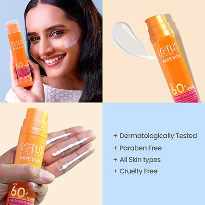 Lotus Herbals UltraRX Sunscreen serum SPF 60+ PA++++, All Skin Types, Dermatologically Tested 50 gm - Body Sunscreen