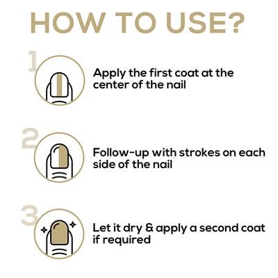 Renee Metallicious Nail Paint - Gilded Gold 10 ml - Nail Polish