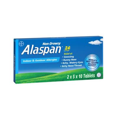 Alaspan 10mg Tablet 10'S - Allergies-Ant