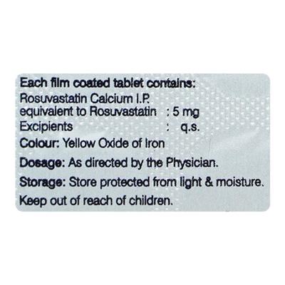 Akroz 5mg Tablet 10'S - High Cholesterol-Dys