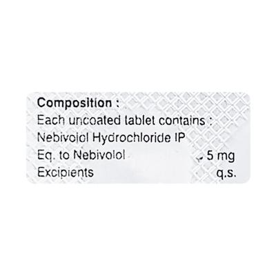 Nebiloc 5mg Tablet 15'S - Hypertension-Bet