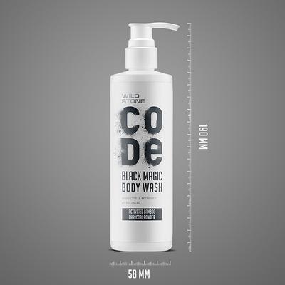 Wild Stone Code Black Magic Body Wash for Men 250 ml - Shower Gels & Body Wash