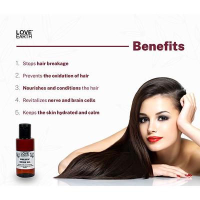 Love Earth Organic Onion Hair Oil 100 ml - Hair Oils