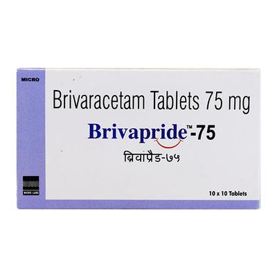 BRIVAPRIDE 75 Tablet 10's - Epilepsy/Convulsion-Ant