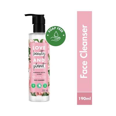 Love Beauty And Planet Murumuru Butter & Rose Face Cleanser 190 ml - Face Wash & Cleansers