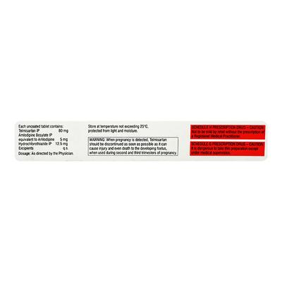 TIGATEL AMH 80 Tablet 10's - Hypertension-Ang