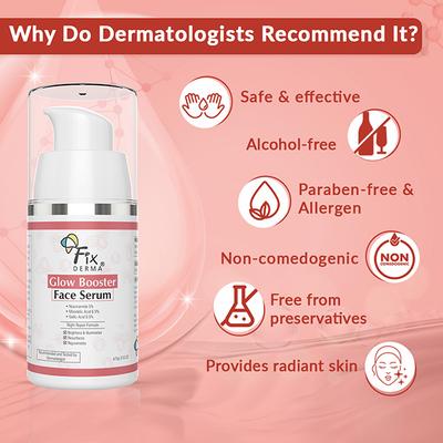 Fixderma 5 Percent Niacinamide Serum Glow Booster Face Serum 15 gm - Face Serum