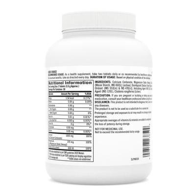 GNC Calcium Plus Magnesium and Vitamin D3 1000 Mg Tablet 60's - Calcium And Minerals