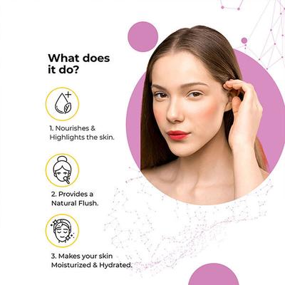 Cosmos by Bewakoof Lip & Cheek Tint with Deep Red Mineral 10 gm - Lip Stains & Tints