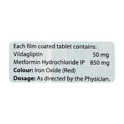 VILACT M 850mg Tablet 10's - Diabetes-Ant