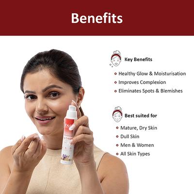 T.A.C - The Ayurveda Co. 10% Kumkumadi Day Cream With SPF 20 For Radiant And Youthful Skin 50 gm - Day Cream