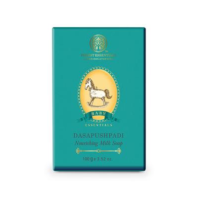 Forest Essentials Dasapushpadi Nourishing Baby Milk Soap 100 gm - Baby Soap