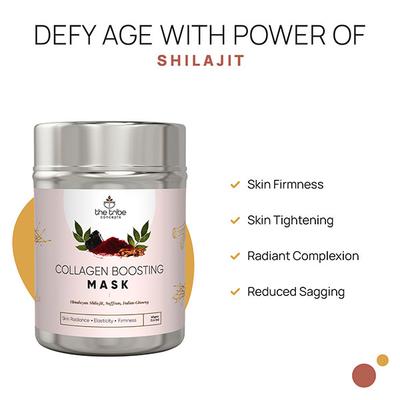 The Tribe Concepts Collagen Boosting Mask (With Steel Tin) 40 gm - Loose Powder