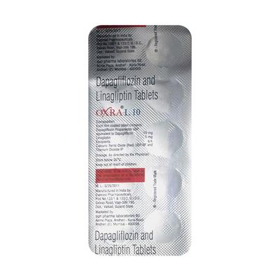 OXRA L 10 Tablet 10's - Diabetes-Ant