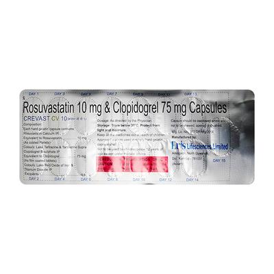 CREVAST CV 10 Capsule 15's - Blood Clot-Ant
