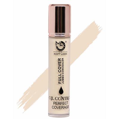 Matt Look Full Cover Jumbo Concealer Oil Control Perfect Coverage, White Ivory 11 ml - Concealer