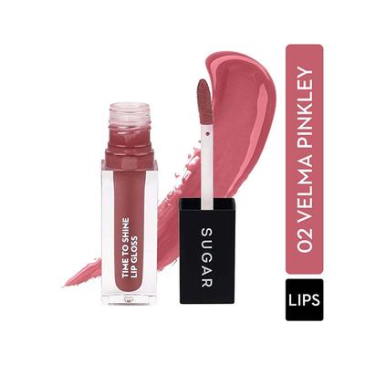 SUGAR Cosmetics Time To Shine Lip Gloss - 02 Velma Pinkley 4.5 ML - Lip Glosses