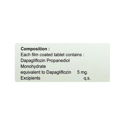 DAPAFLOZIN 5 Tablet 14's - Diabetes-Ant