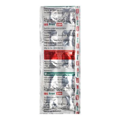 IBS FREE 200mg Tablet 10's - Bacterial Infections-OAB