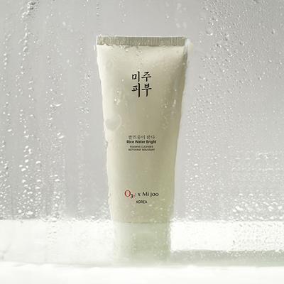 O3+ Mijoo Korea Rice Water Bright Foaming Cleanser for Korean Glass Skin 100g - Face Wash & Cleansers