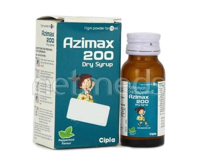 Azimax 200mg Dry Syrup 15ml - Bacterial Infections-Mac