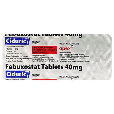 CIDURIC Tablet 10's - Gout