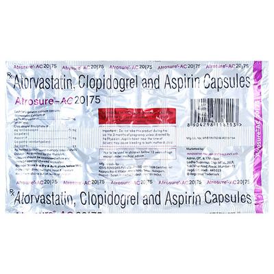 ATROSURE AC 20/75 Capsule 10's - Blood Clot-Ant