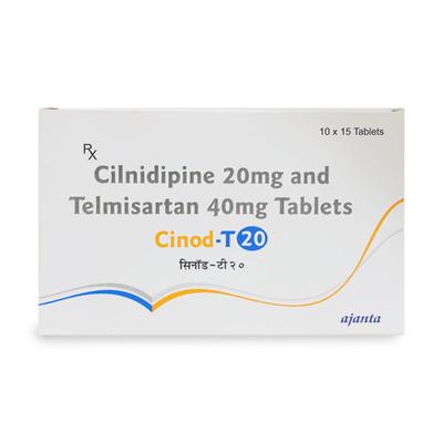 Cinod T 20mg Tablet 15'S - Hypertension-Ana