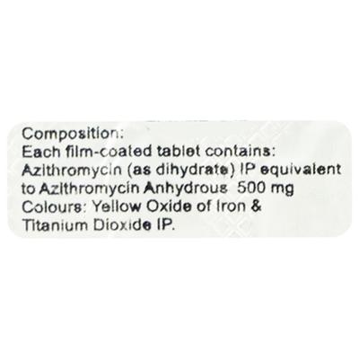 AZICLASS 500mg Tablet 5's - Bacterial Infections-Mac