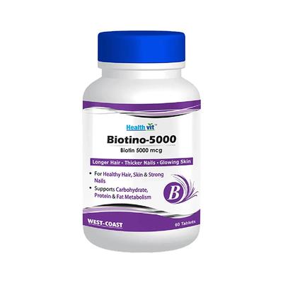 Healthvit Biotino-5000 Tablet 60's - Hair & Skin
