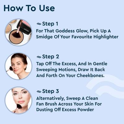 GUBB Fan Brush 1's - Face Brush